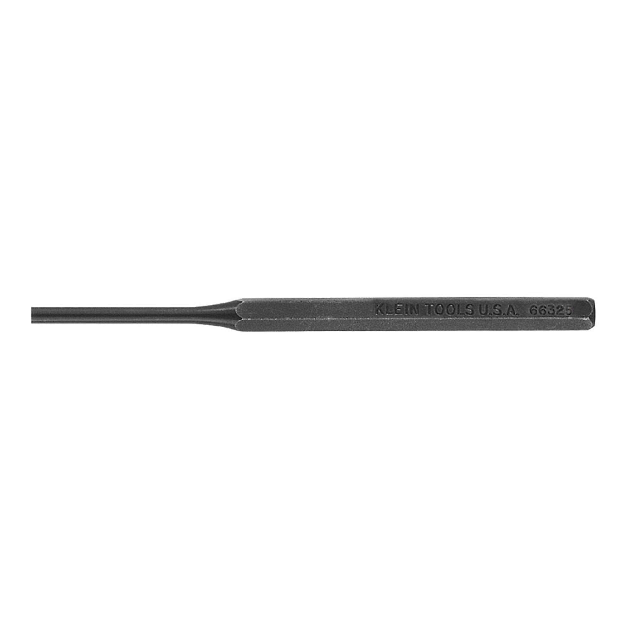 Klein Tools, Pin Punch, 1/4in. Point Diameter, 7in., Product Type Roll Pin Punch, Pieces (qty.) 1 Model# 66325